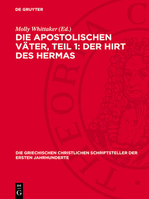 cover image of Die apostolischen Väter, Teil 1